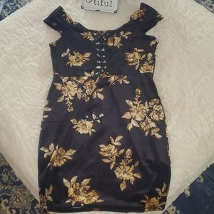 Velvet mini dress NWOT